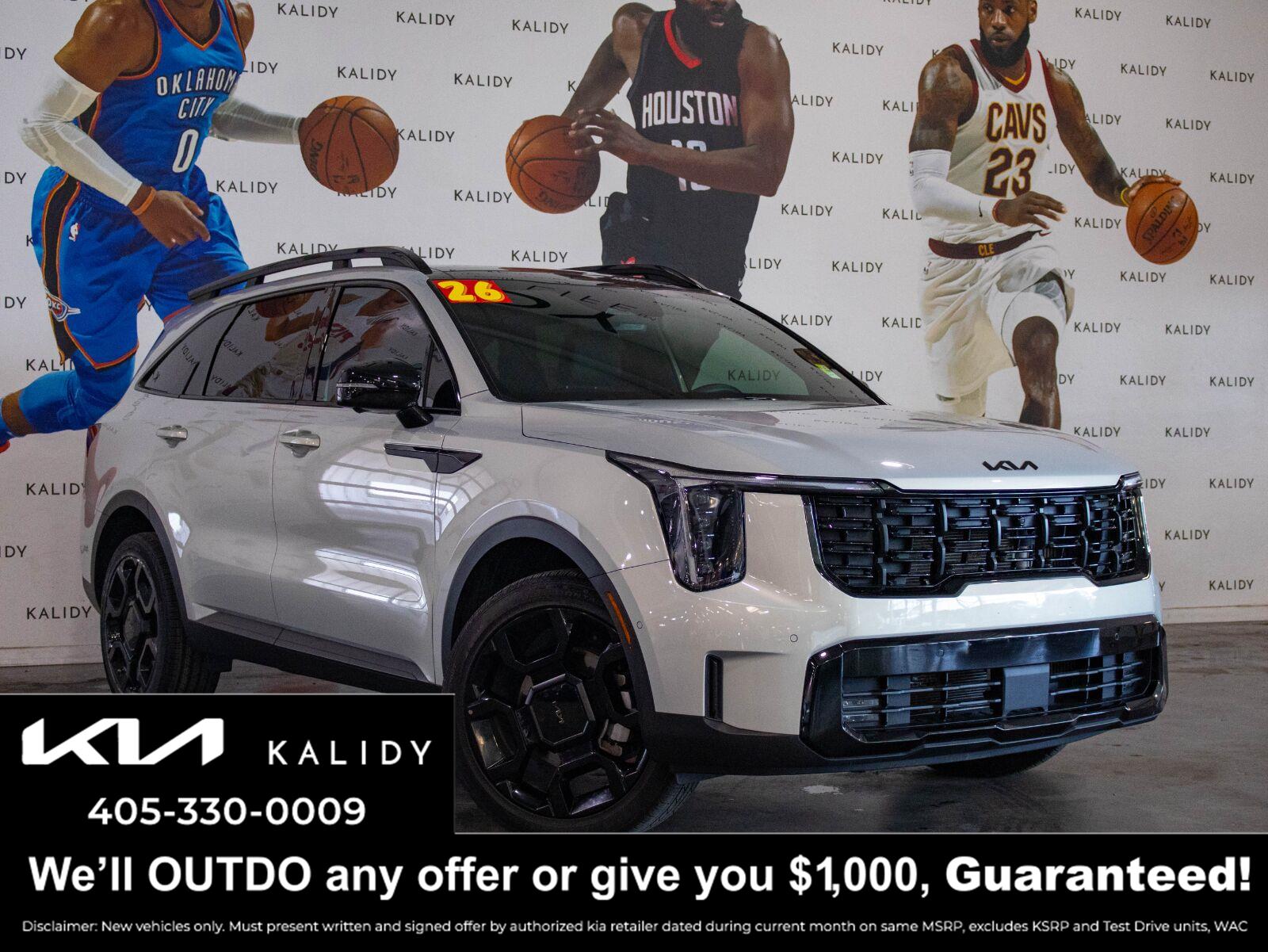 White (Ivory Silver) 2026 Kia Sorento SUV / Crossover All-Wheel Drive