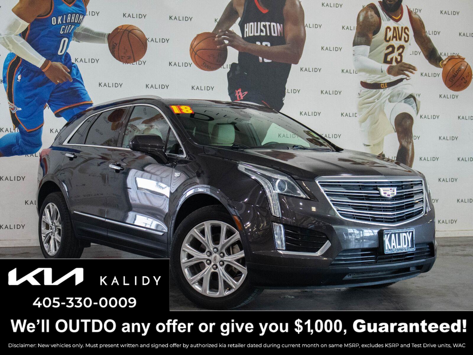 Dark Granite Metallic 2018 Cadillac XT5 SUV / Crossover Front-Wheel Drive 8-Speed Automatic