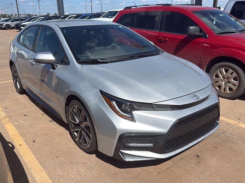Classic Silver Metallic 2021 Toyota Corolla Sedan Front-Wheel Drive Continuously Variable Transmission