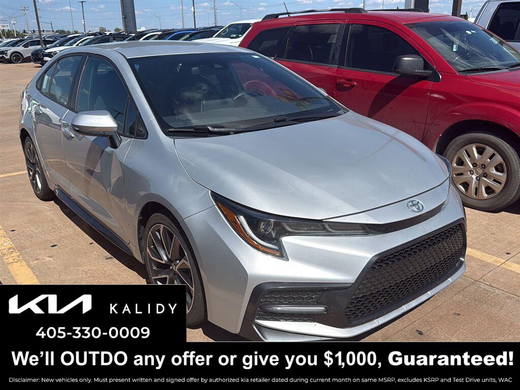 Classic Silver Metallic 2021 Toyota Corolla Sedan Front-Wheel Drive Continuously Variable Transmission
