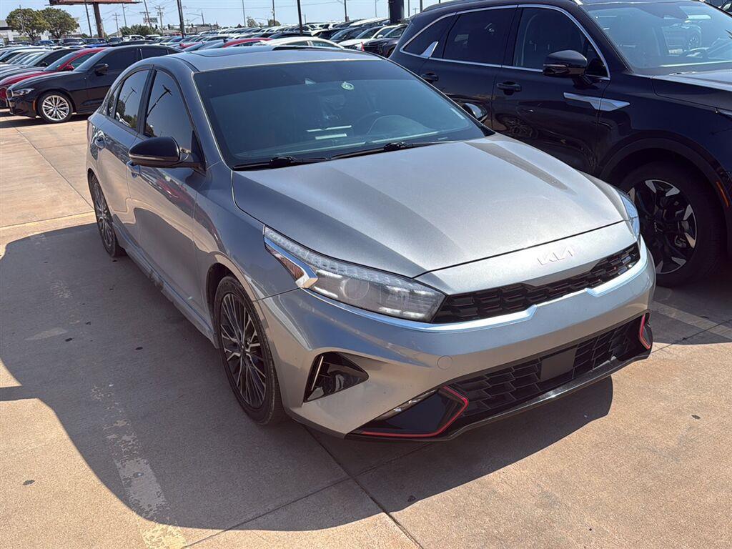 Steel Gray 2023 Kia Forte Sedan Front-Wheel Drive Continuously Variable Transmission