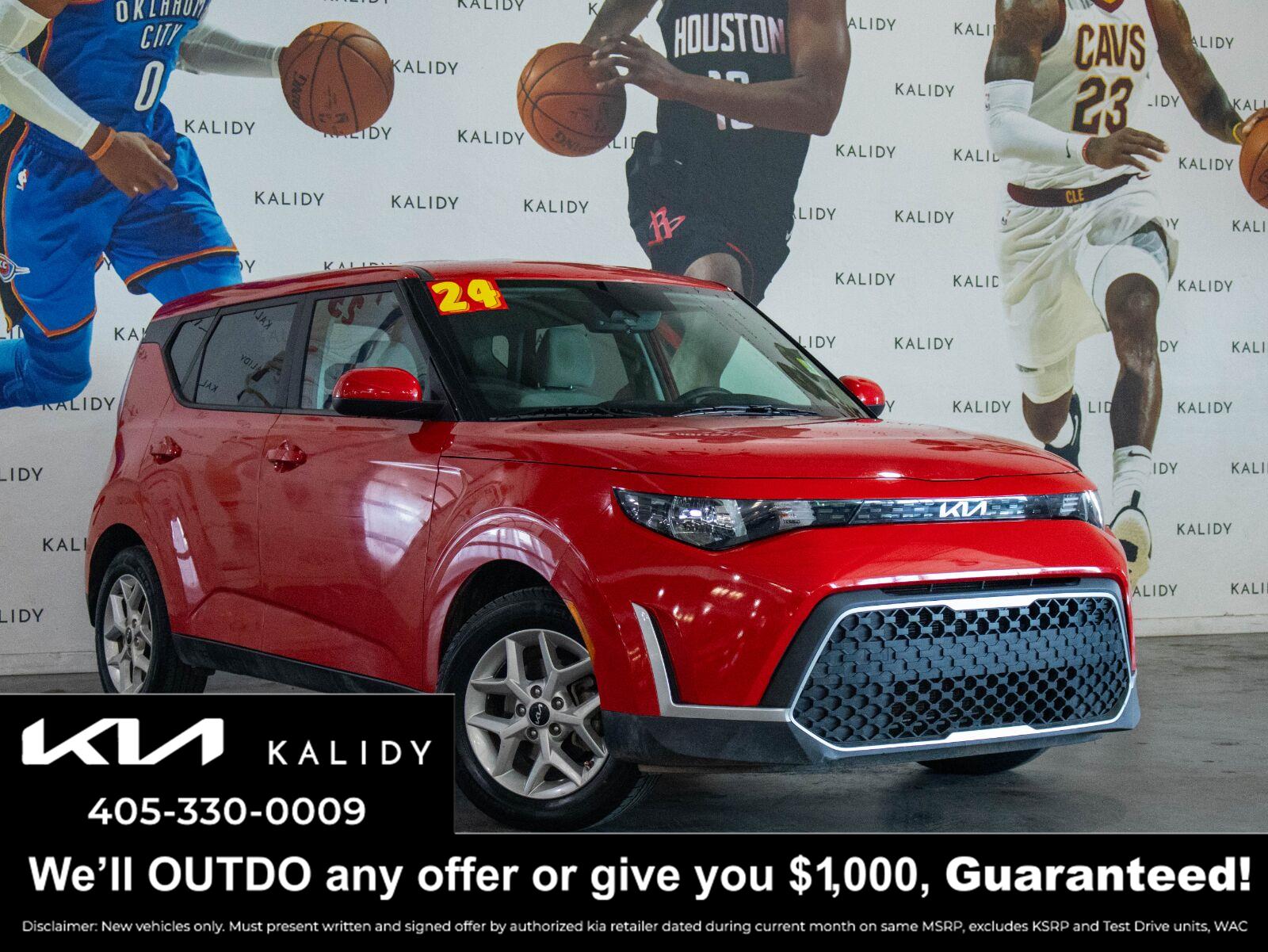 Inferno Red 2024 Kia Soul SUV / Crossover Front-Wheel Drive Continuously Variable Transmission
