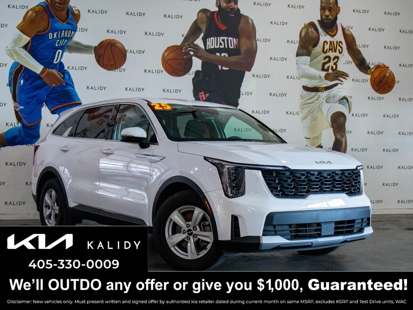 Glacial White Pearl 2025 Kia Sorento SUV / Crossover Front-Wheel Drive Automatic