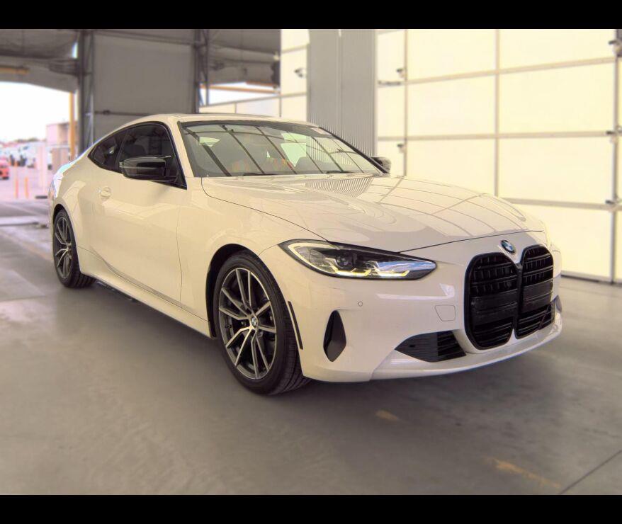 Alpine White 2021 BMW 4 Series Coupe Rear-Wheel Drive Automatic