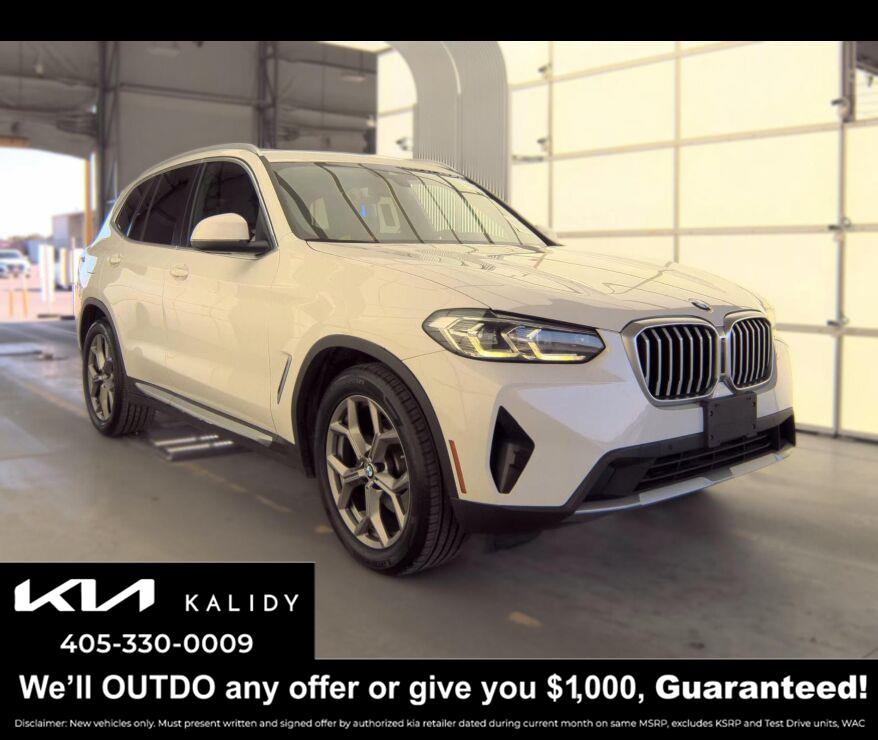 Alpine White 2022 BMW X3 SUV / Crossover Rear-Wheel Drive Automatic