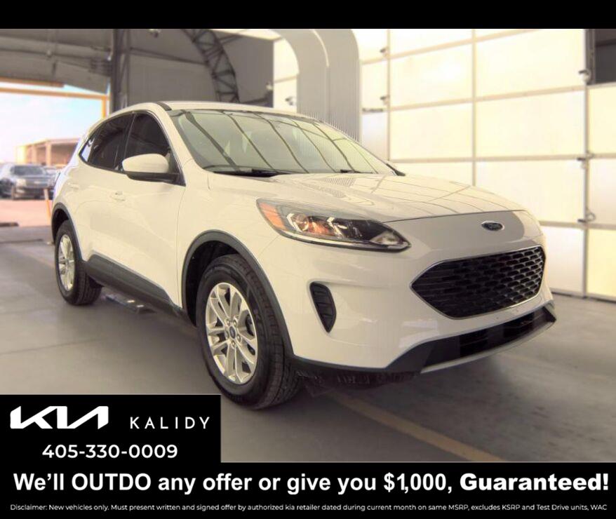Star White Metallic Tri-Coat 2021 Ford Escape SUV / Crossover All-Wheel Drive 8-Speed Automatic