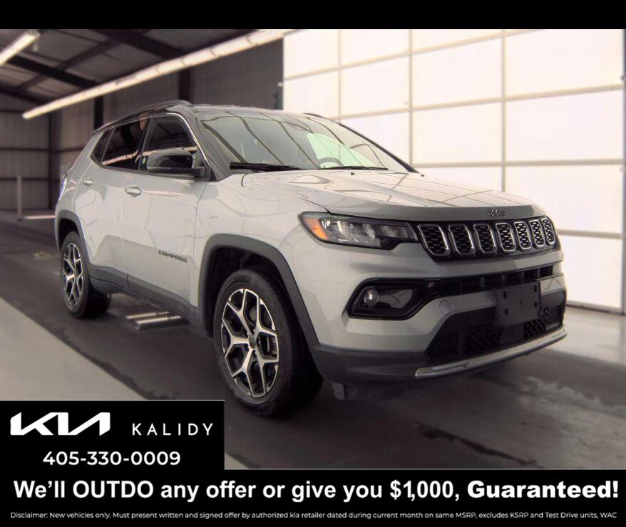 Silver Zynith Metallic Clearcoat 2025 Jeep Compass SUV / Crossover Four-Wheel Drive 8-Speed Automatic