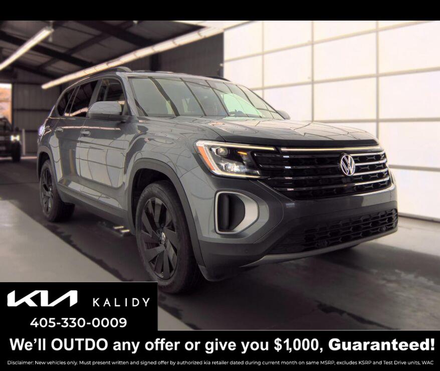 Silver Mist Metallic 2025 Volkswagen Atlas SUV / Crossover All-Wheel Drive Automatic