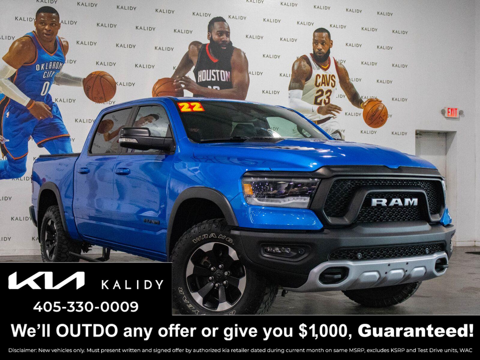 2022 RAM 1500 Rebel Crew Cab 4WD