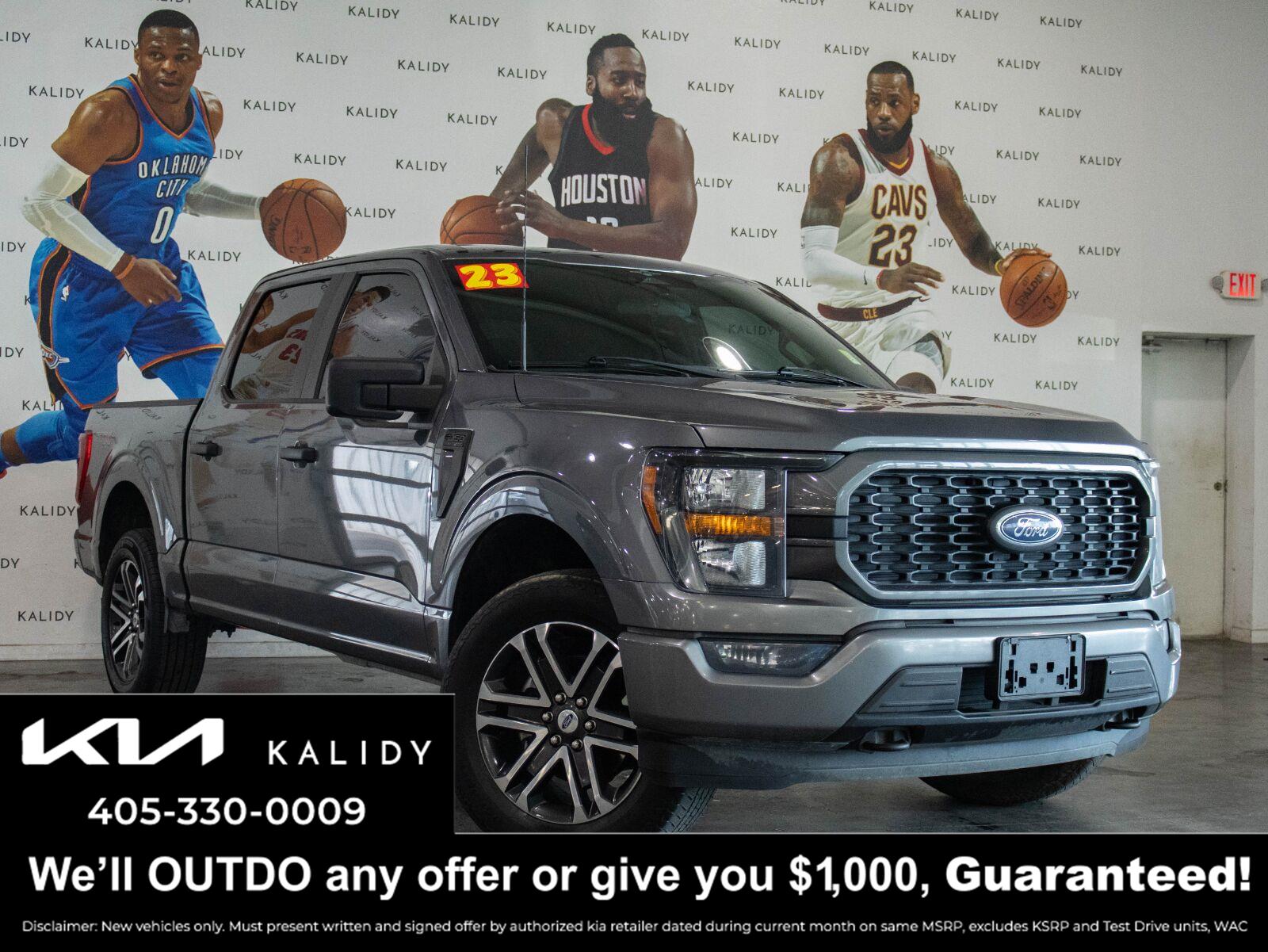 Carbonized Gray Metallic 2023 Ford F-150 Pickup Truck Four-Wheel Drive Automatic