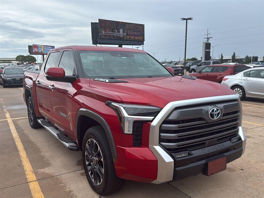 Supersonic Red 2024 Toyota Tundra Hybrid Pickup Truck Four-Wheel Drive Automatic