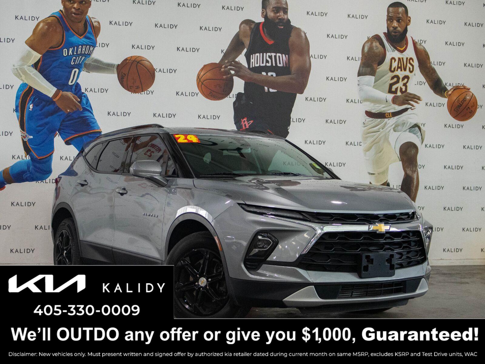 Sterling Gray Metallic 2024 Chevrolet Blazer SUV / Crossover Front-Wheel Drive 9-Speed Automatic