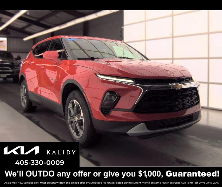 Red Hot 2023 Chevrolet Blazer SUV / Crossover All-Wheel Drive 9-Speed Automatic