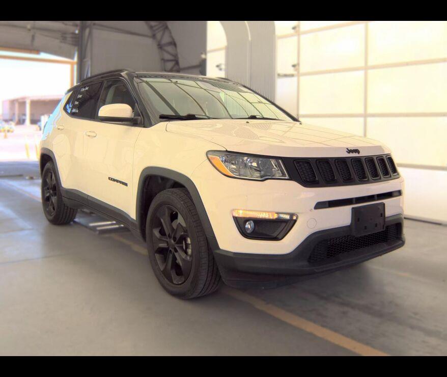 White Clearcoat 2019 Jeep Compass SUV / Crossover Front-Wheel Drive 6-Speed Automatic