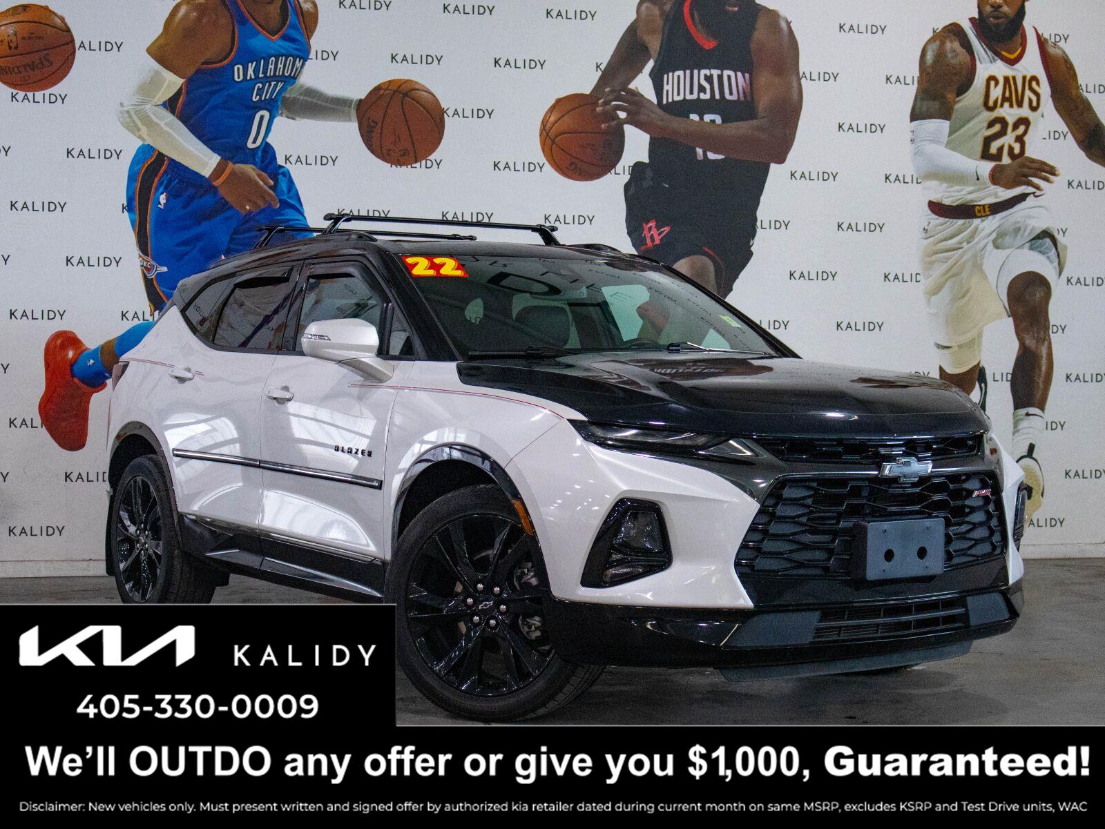 White (Iridescent Pearl Tricoat) 2022 Chevrolet Blazer SUV / Crossover Front-Wheel Drive 9-Speed Automatic