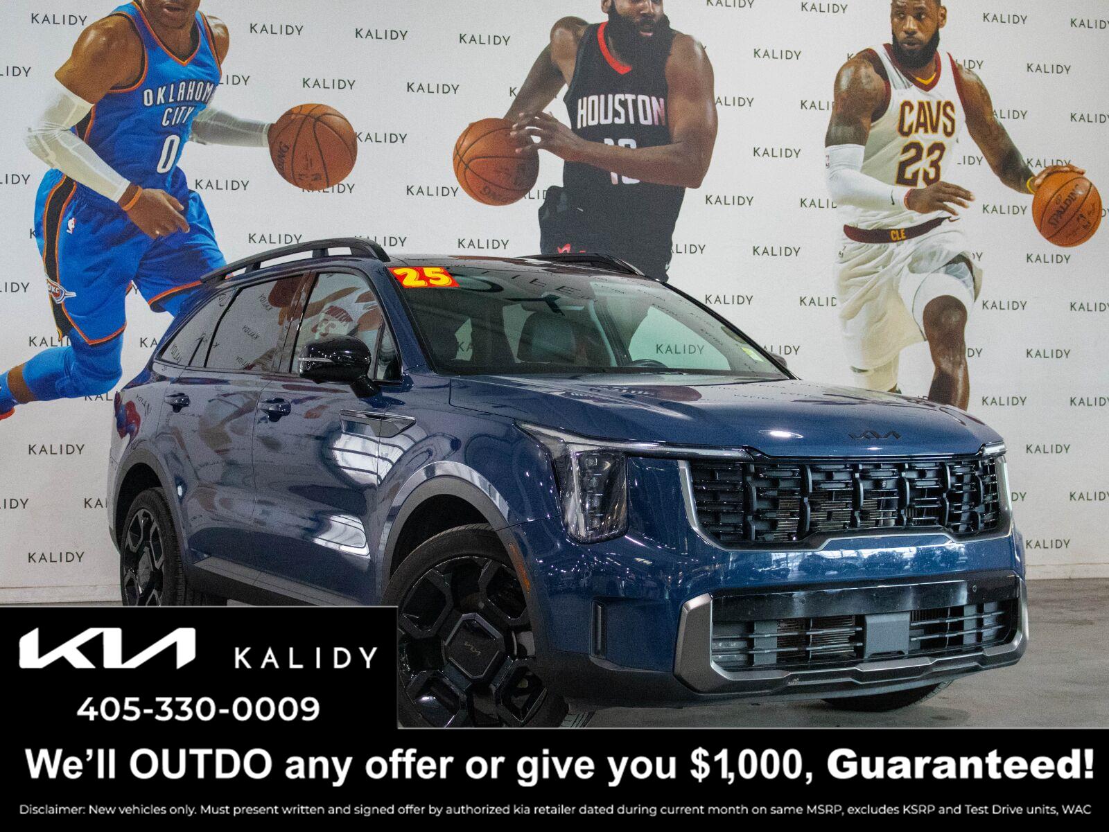 Midnight Lake Blue 2025 Kia Sorento SUV / Crossover All-Wheel Drive Automatic
