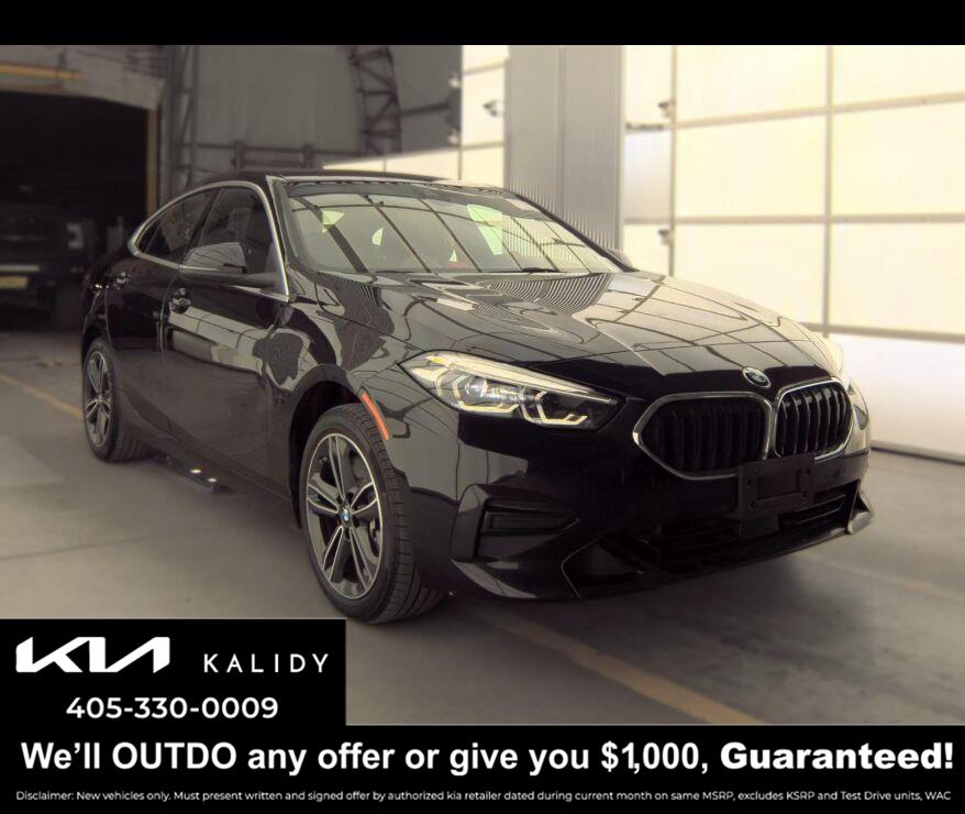 Black Sapphire Metallic 2024 BMW 2 Series Sedan Front-Wheel Drive Automatic