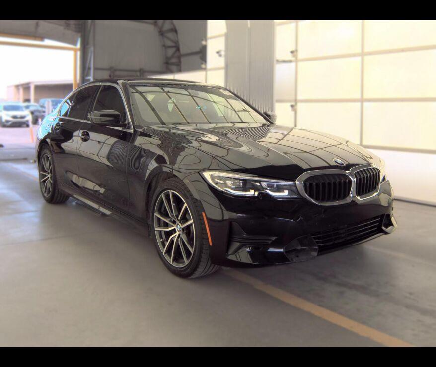 Jet Black 2021 BMW 3 Series Sedan Rear-Wheel Drive Automatic