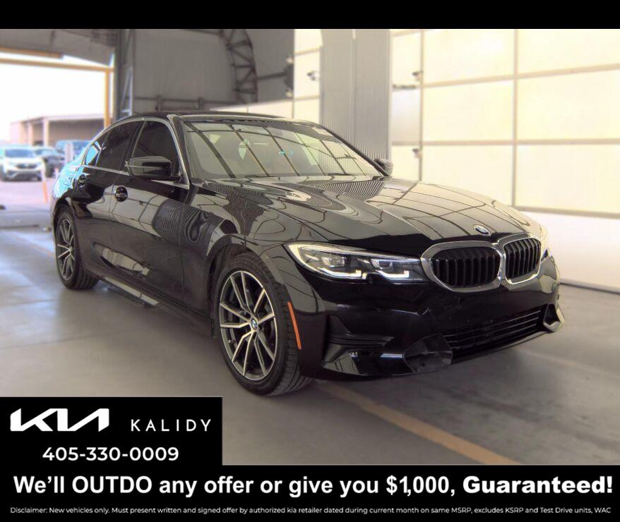 Jet Black 2021 BMW 3 Series Sedan Rear-Wheel Drive Automatic