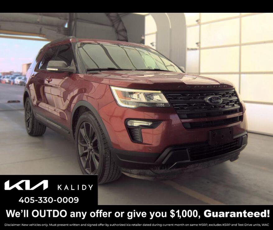 Ruby Red Metallic Tinted Clearcoat 2018 Ford Explorer SUV / Crossover Front-Wheel Drive 6-Speed Automatic