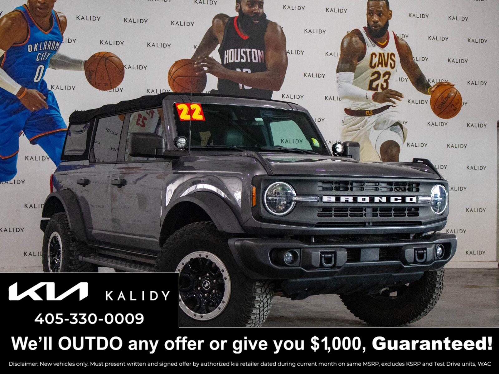 Gray 2022 Ford Bronco SUV / Crossover Four-Wheel Drive 7-Speed Manual