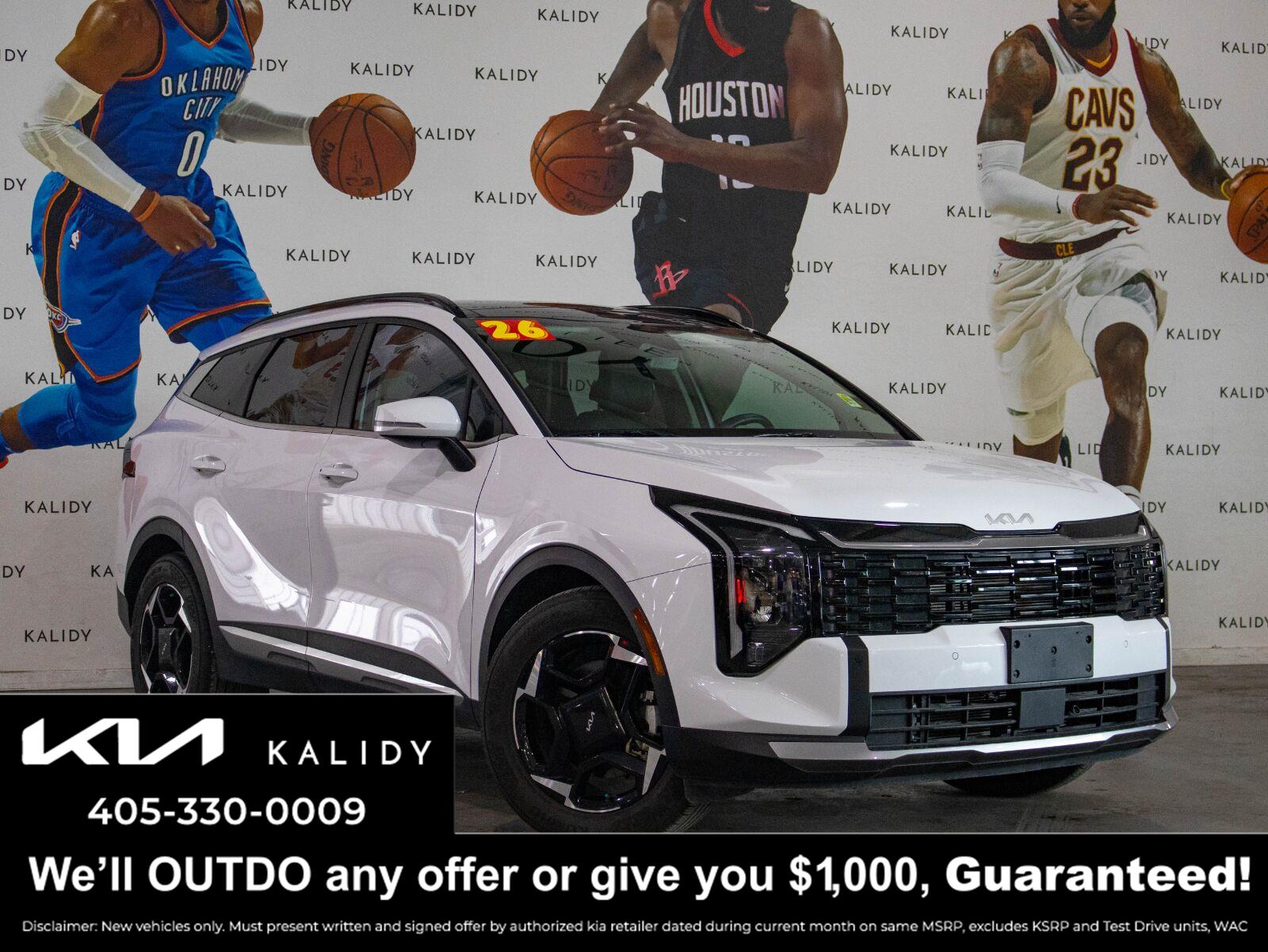 Glacial White Pearl 2026 Kia Sportage SUV / Crossover Front-Wheel Drive Automatic