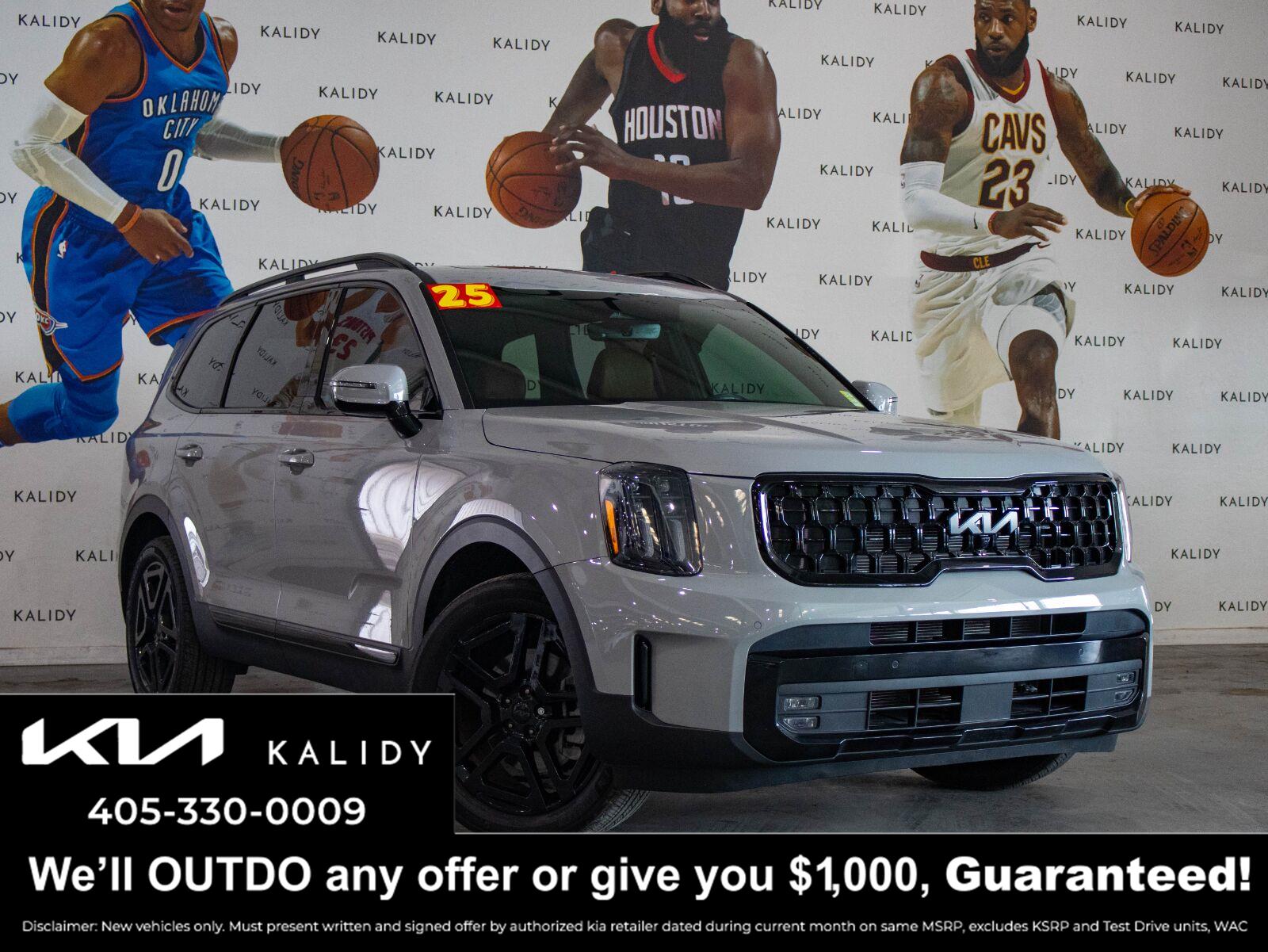 Wolf Gray 2025 Kia Telluride SUV / Crossover All-Wheel Drive Automatic