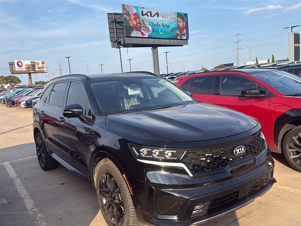 Ebony Black 2021 Kia Sorento SUV / Crossover Front-Wheel Drive Automatic