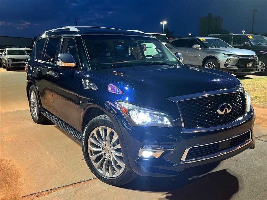 Hermosa Blue 2017 INFINITI QX80 SUV / Crossover All-Wheel Drive Automatic