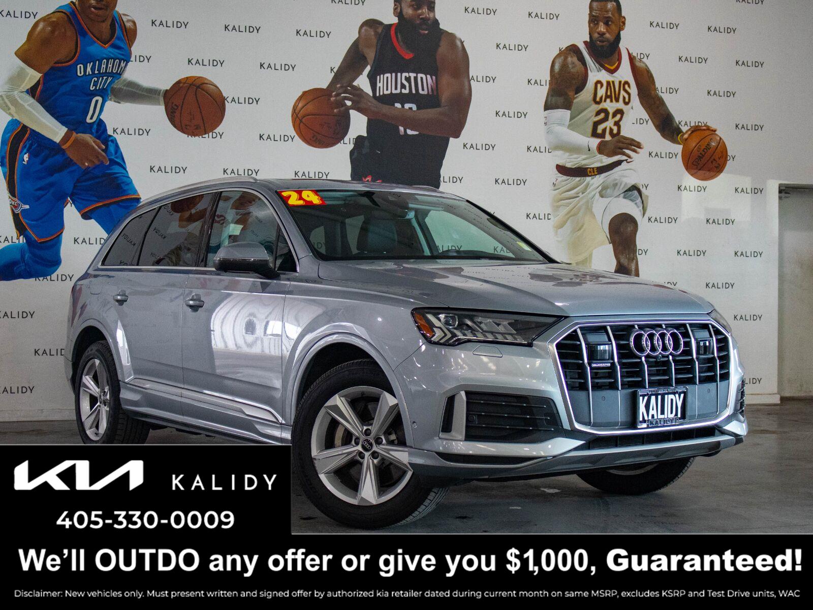 Mythos Black Metallic 2024 Audi Q7 SUV / Crossover All-Wheel Drive Automatic