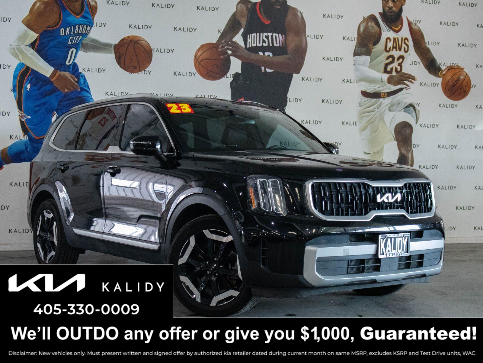 Ebony Black 2023 Kia Telluride SUV / Crossover All-Wheel Drive Automatic