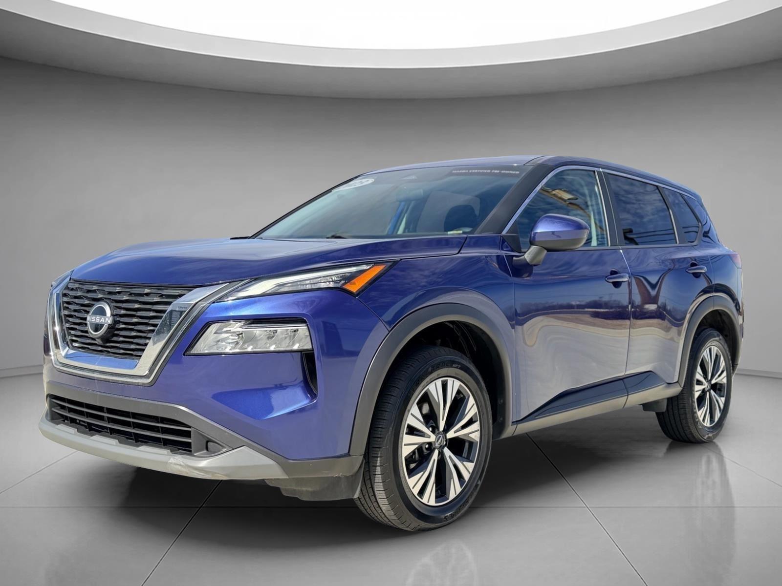 Caspian Blue Metallic 2023 Nissan Rogue SV FWD SUV / Crossover Front-Wheel Drive Continuously Variable Transmission