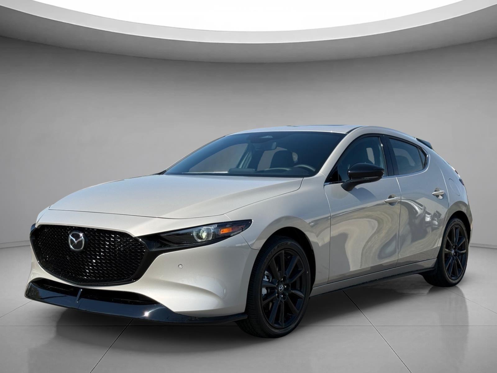 Gray (Platinum Quartz Metallic) 2026 Mazda MAZDA3 2.5 Turbo Premium Plus Hatchback AWD Hatchback All-Wheel Drive Automatic