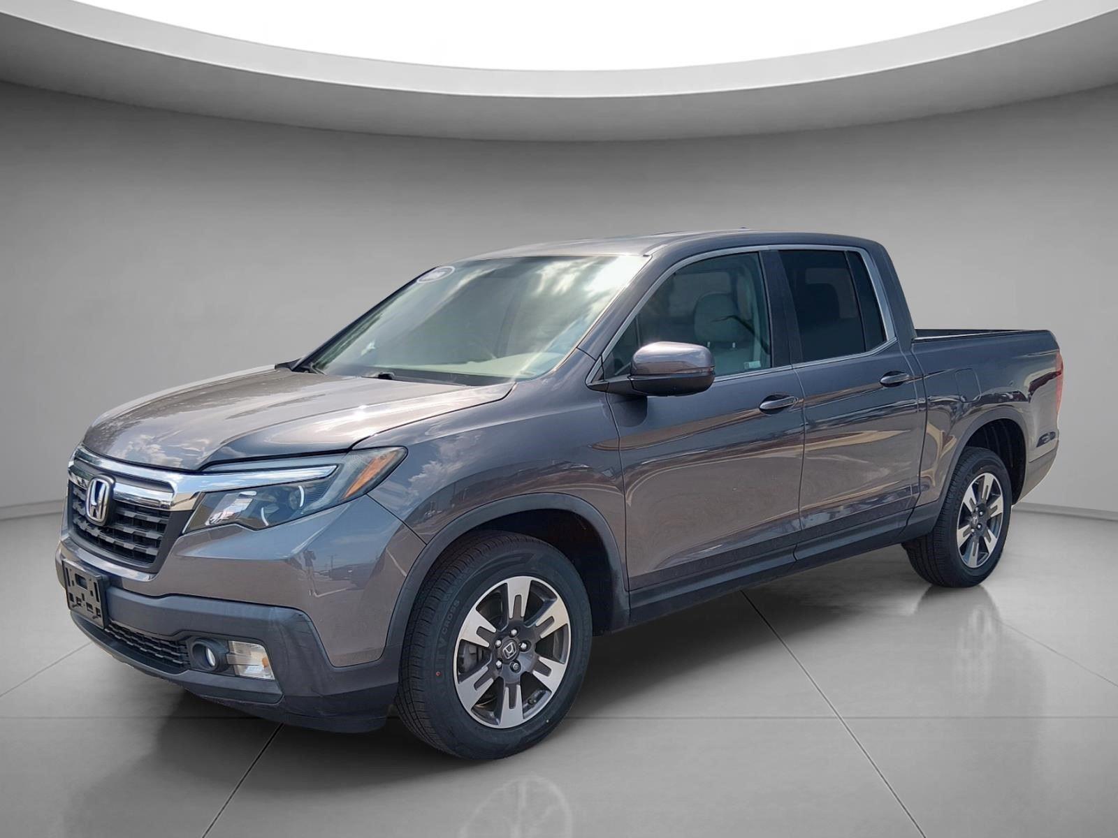 Gray (Modern Steel Metallic) 2019 Honda Ridgeline Pickup Truck All-Wheel Drive 6-Speed Automatic