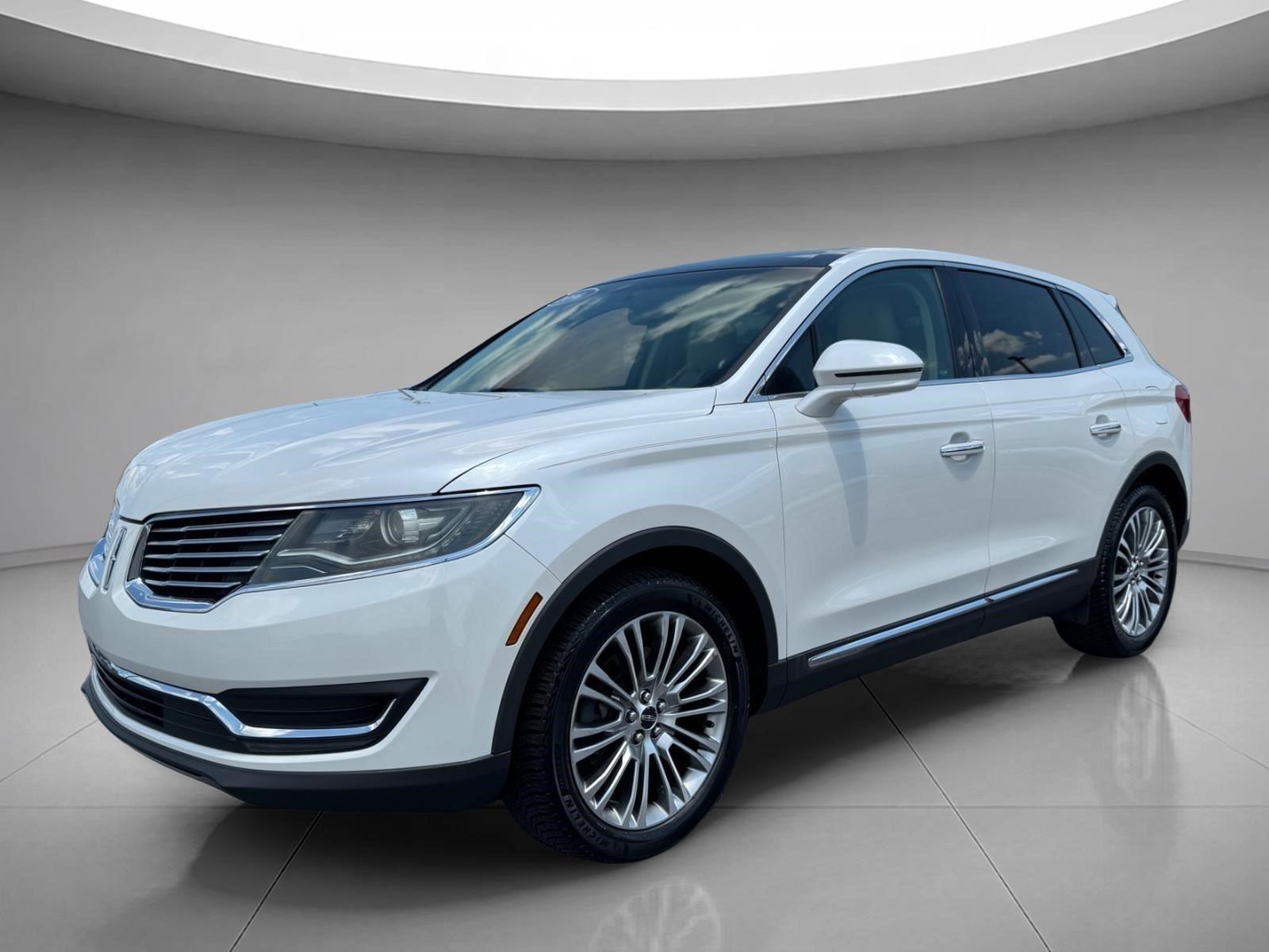 White Platinum Metallic Tri-Coat 2016 Lincoln MKX SUV / Crossover Front-Wheel Drive 6-Speed Automatic