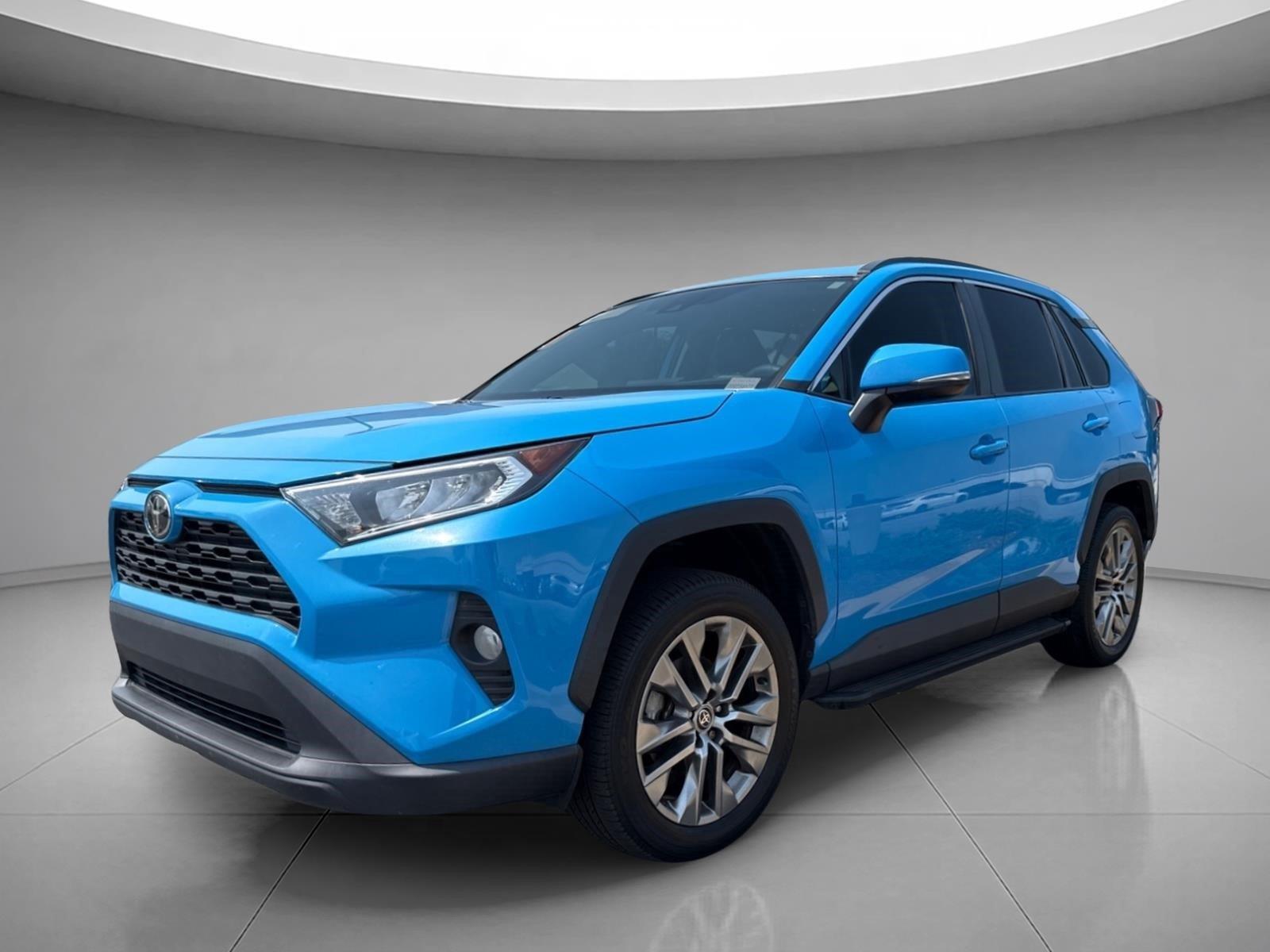 Blue Flame 2021 Toyota RAV4 SUV / Crossover Front-Wheel Drive 8-Speed Automatic