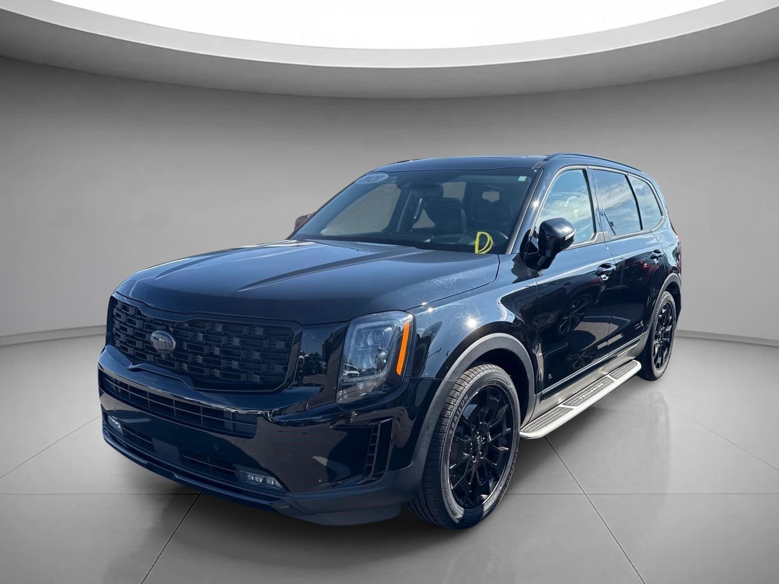 Ebony Black 2021 Kia Telluride SUV / Crossover All-Wheel Drive 8-Speed Automatic