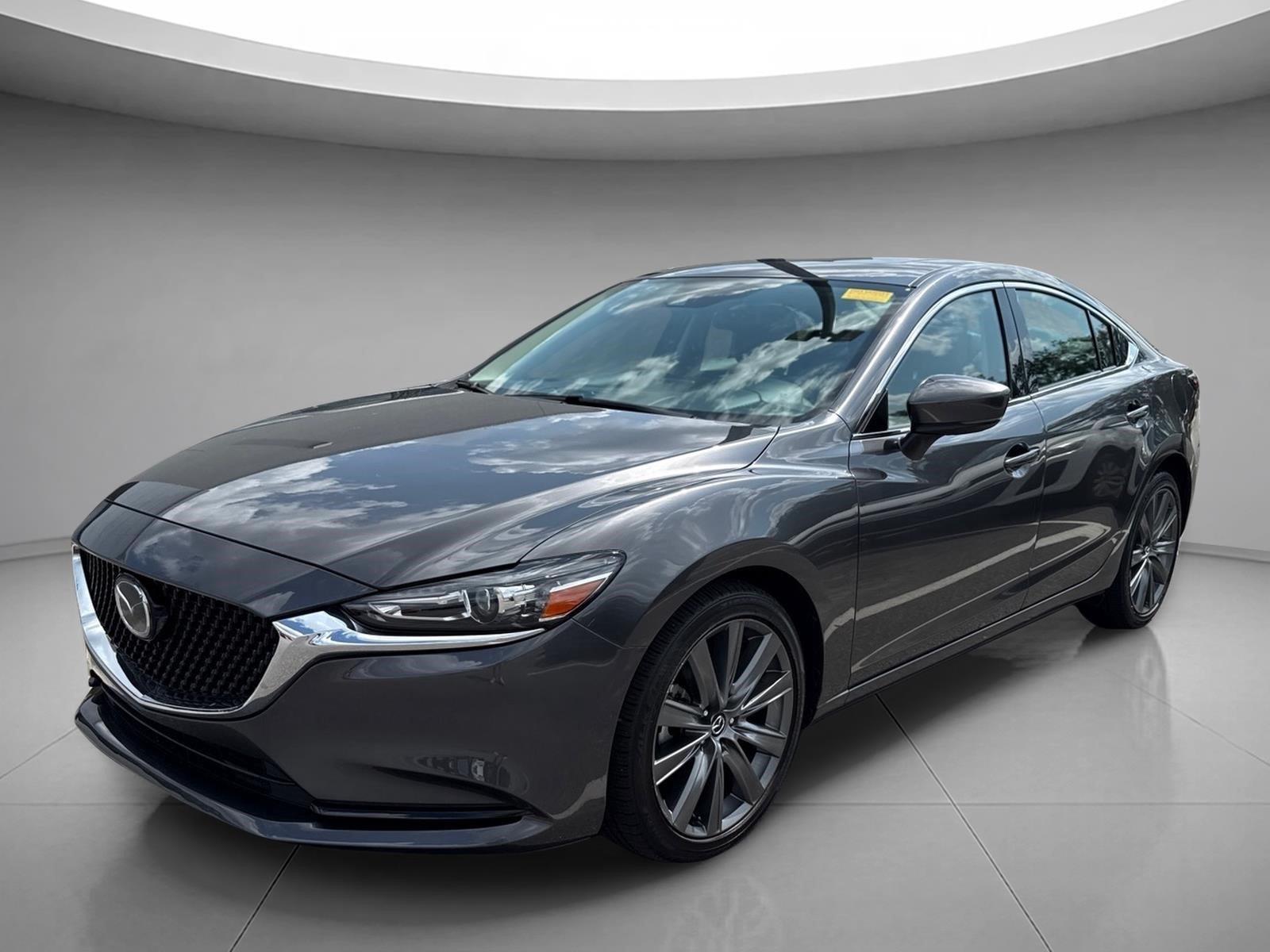 Machine Gray Metallic 2021 Mazda MAZDA6 Sedan Front-Wheel Drive Automatic