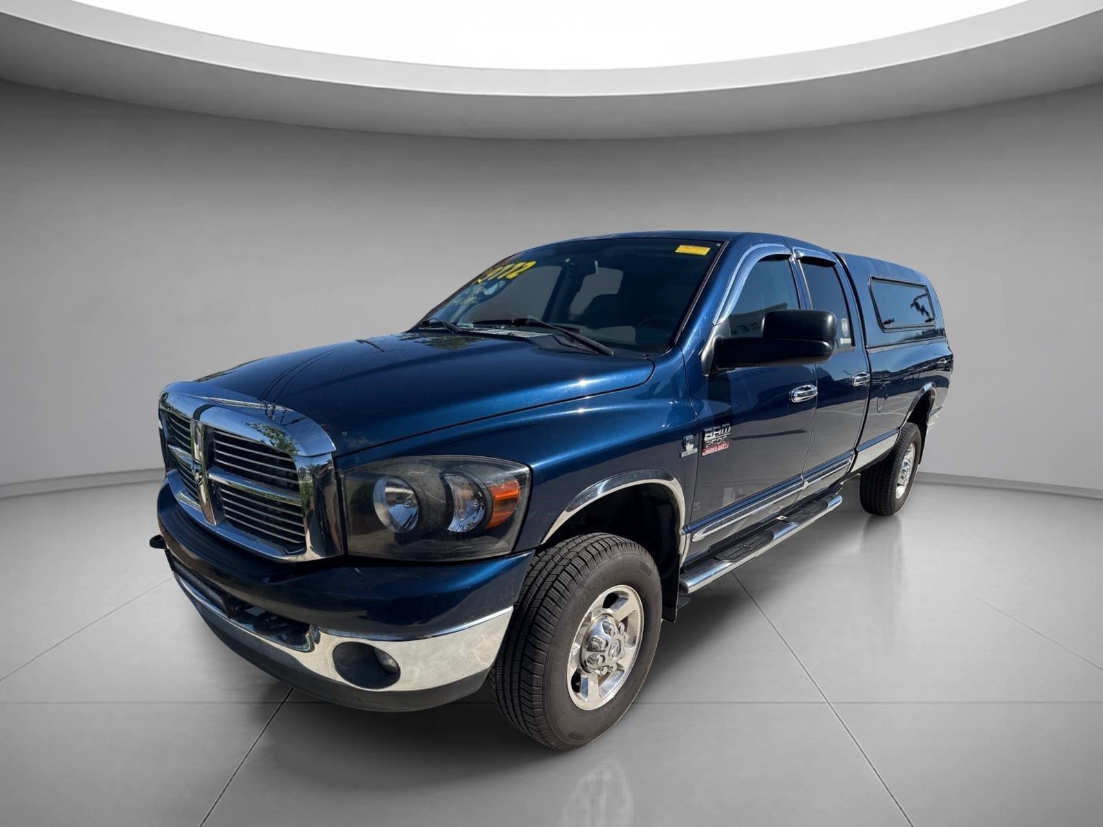 Patriot Blue Pearl 2008 Dodge RAM 2500 Pickup Truck Four-Wheel Drive 6-Speed Manual Overdrive