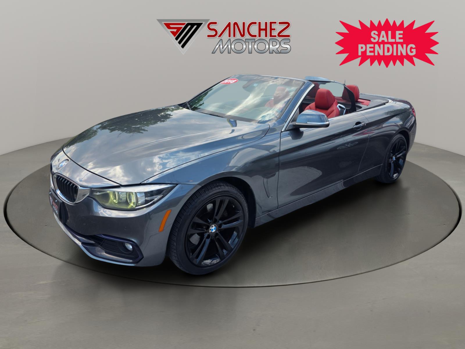 Mineral Gray Metallic 2018 BMW 4 Series Convertible All-Wheel Drive Automatic