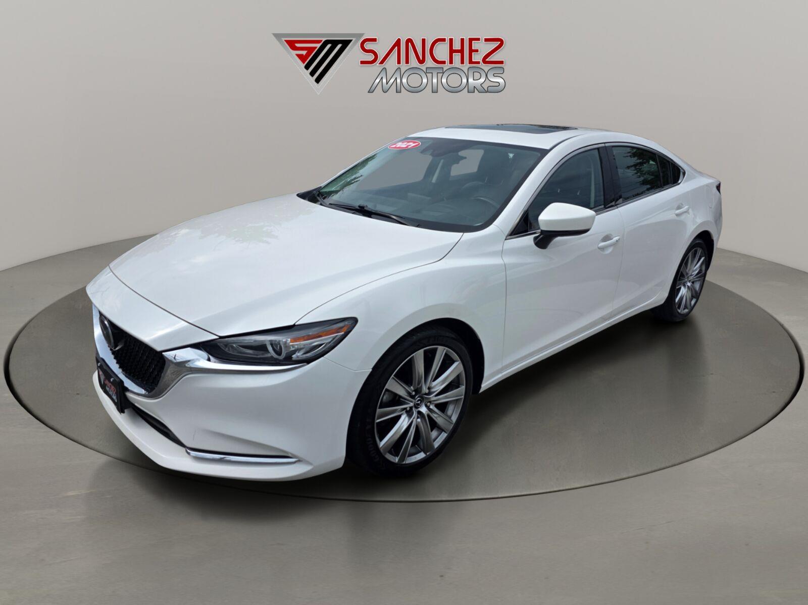 Snowflake White Pearl Mica 2021 Mazda MAZDA6 Sedan Front-Wheel Drive Automatic