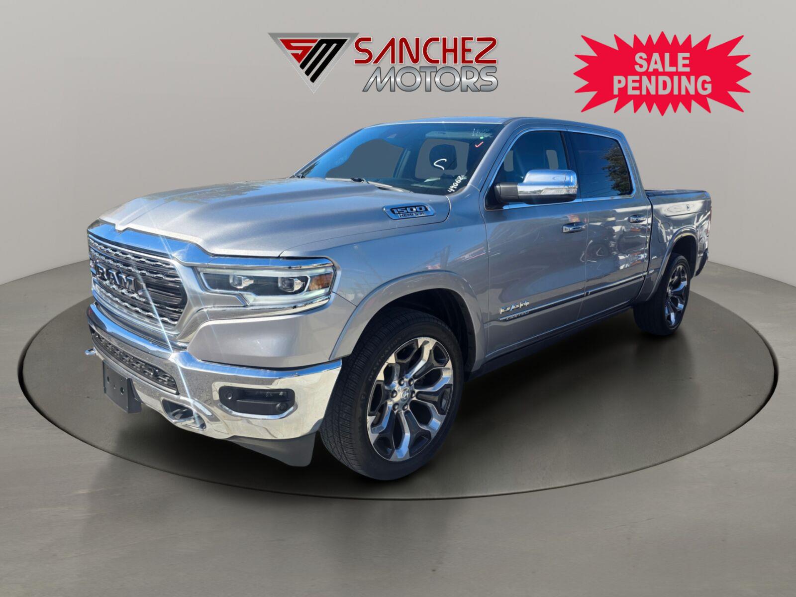 Gray (Granite Crystal Metallic Clearcoat) 2019 RAM 1500 Pickup Truck Four-Wheel Drive 8-Speed Automatic