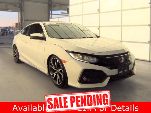 White Orchid Pearl 2018 Honda Civic Coupe Coupe Front-Wheel Drive Manual
