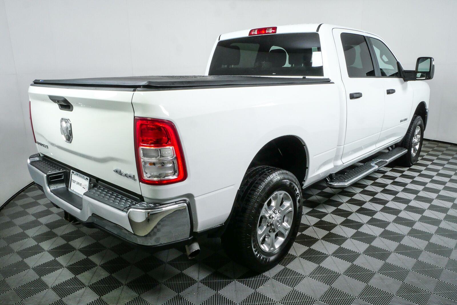 Used 2024 Bright White Clearcoat Ram Big Horn image 3