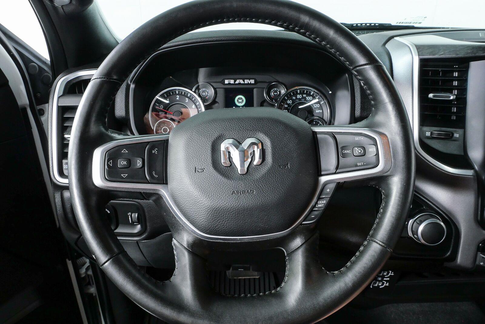 Used 2024 Bright White Clearcoat Ram Big Horn image 9