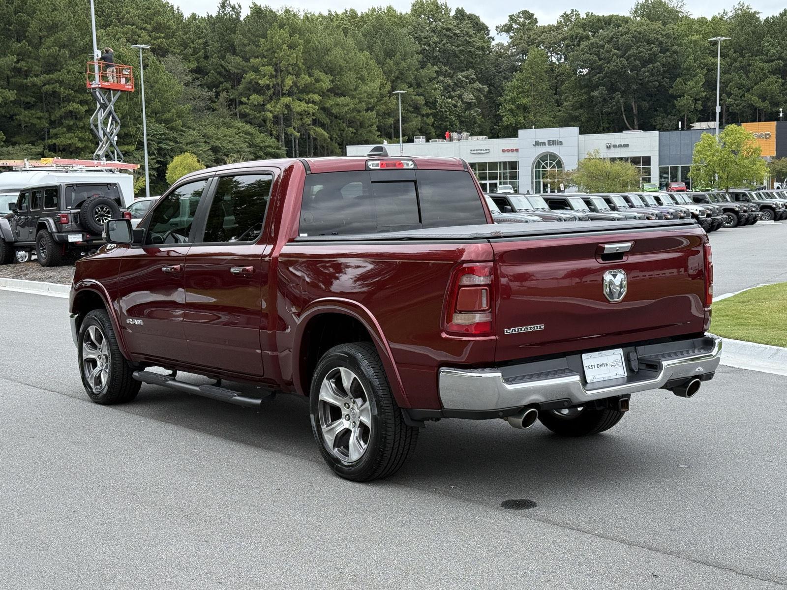 Used 2019 Delmonico Red Pearlcoat Ram Laramie image 3