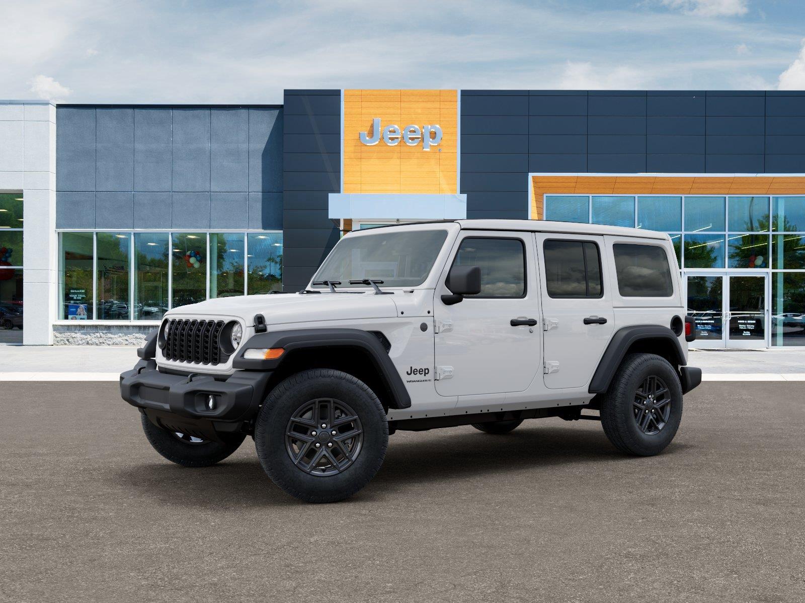 New 2026 Bright White Clear-Coat Exterior Paint Jeep Sport S image 2