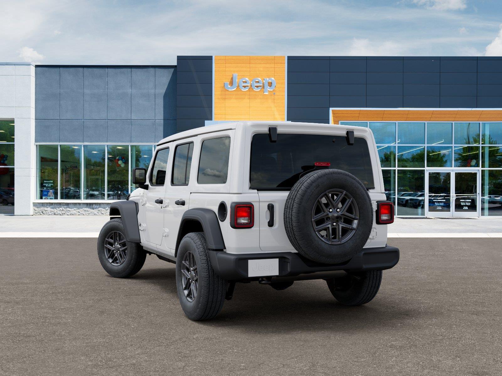 New 2026 Bright White Clear-Coat Exterior Paint Jeep Sport S image 3