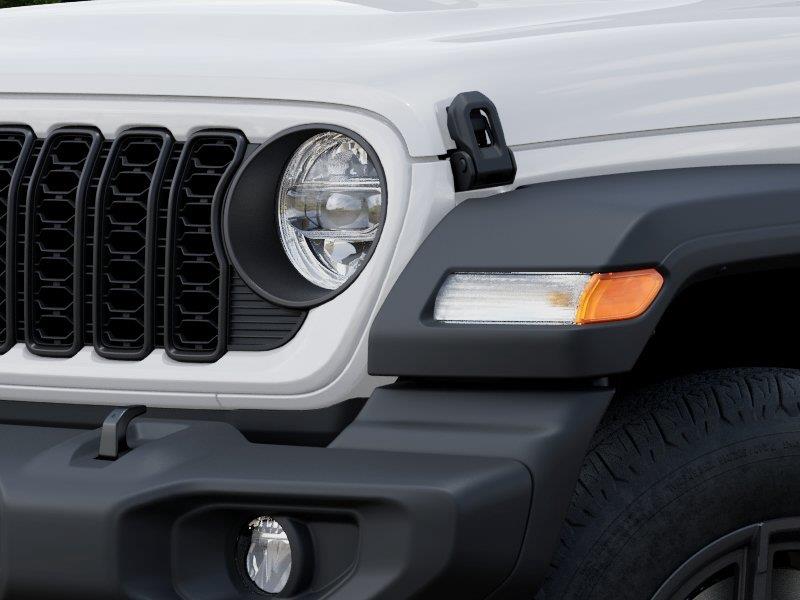 New 2026 Bright White Clear-Coat Exterior Paint Jeep Sport S image 10