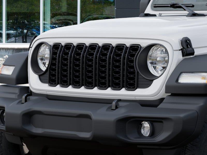 New 2026 Bright White Clear-Coat Exterior Paint Jeep Sport S image 11